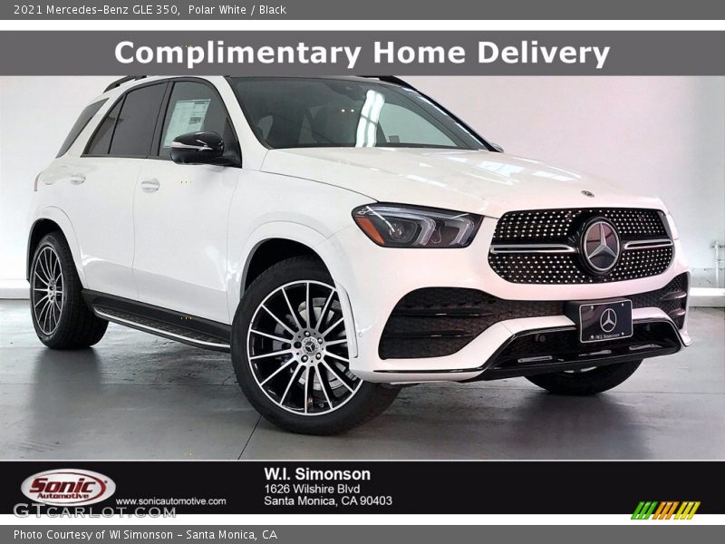 Polar White / Black 2021 Mercedes-Benz GLE 350