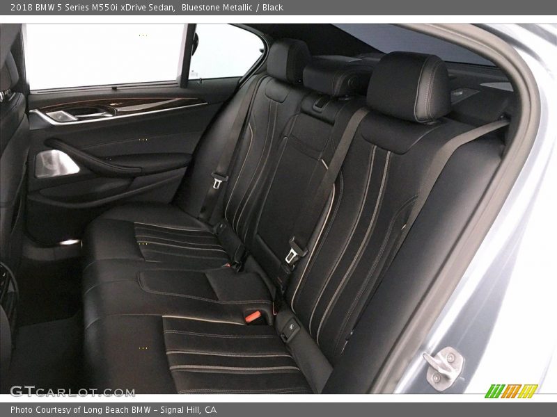 Rear Seat of 2018 5 Series M550i xDrive Sedan