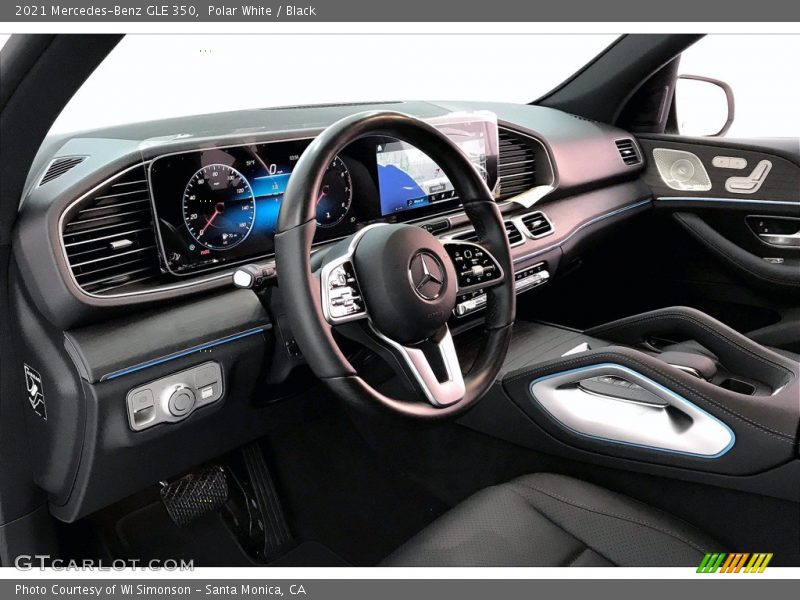 Polar White / Black 2021 Mercedes-Benz GLE 350