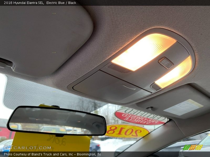 Electric Blue / Black 2018 Hyundai Elantra SEL