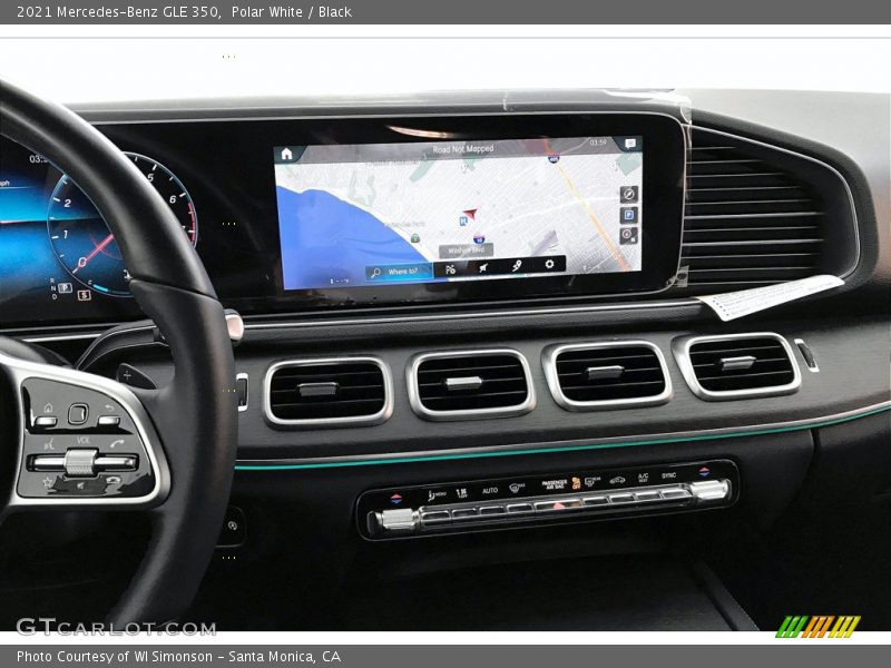 Polar White / Black 2021 Mercedes-Benz GLE 350