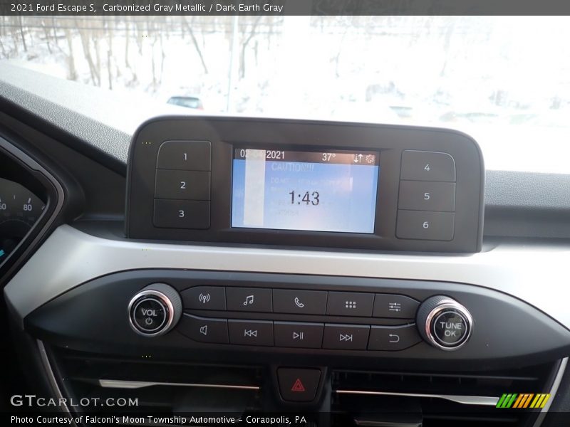 Carbonized Gray Metallic / Dark Earth Gray 2021 Ford Escape S