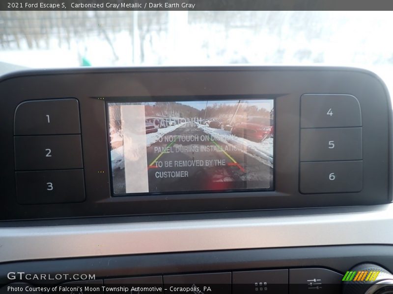 Carbonized Gray Metallic / Dark Earth Gray 2021 Ford Escape S