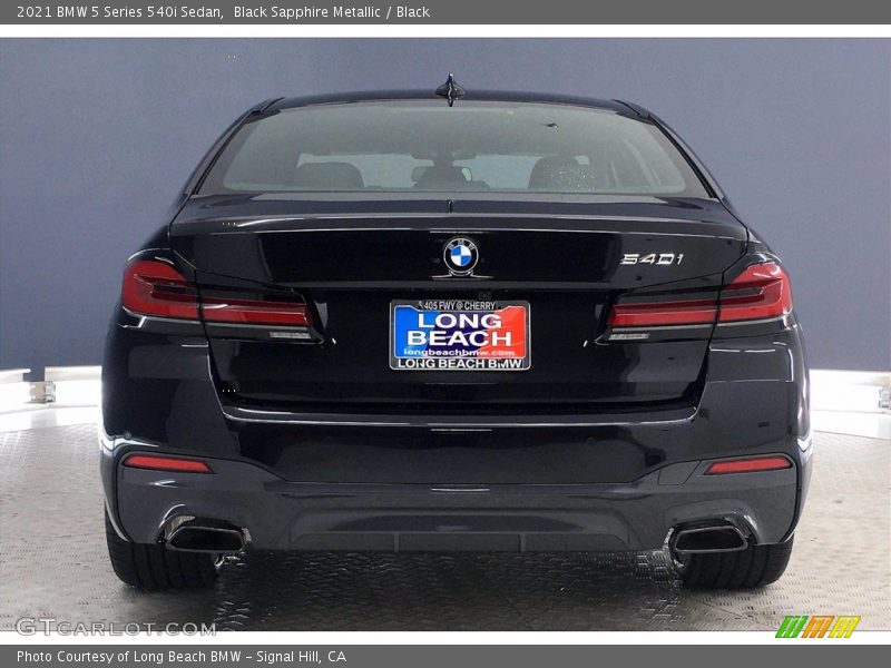 Black Sapphire Metallic / Black 2021 BMW 5 Series 540i Sedan