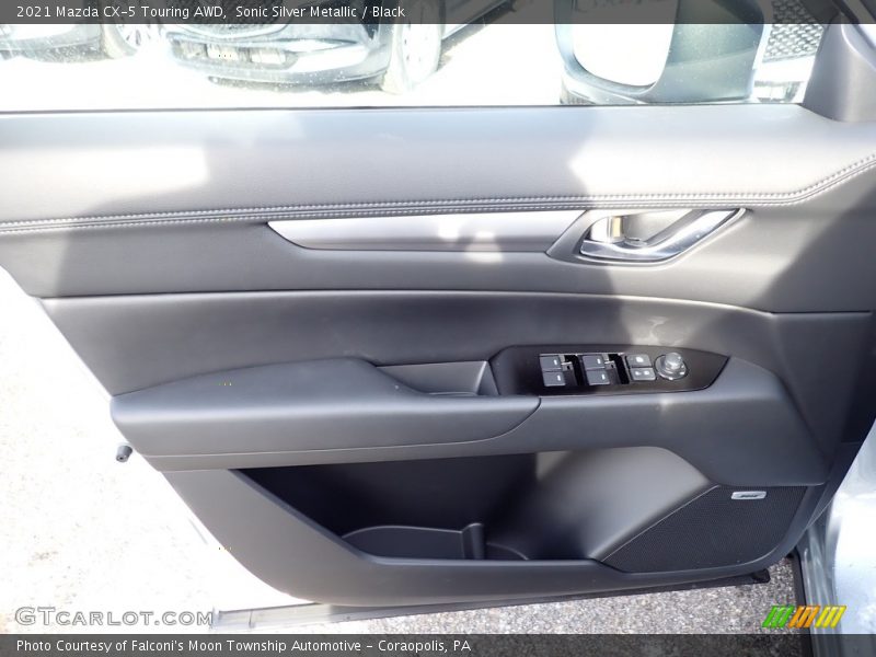 Sonic Silver Metallic / Black 2021 Mazda CX-5 Touring AWD