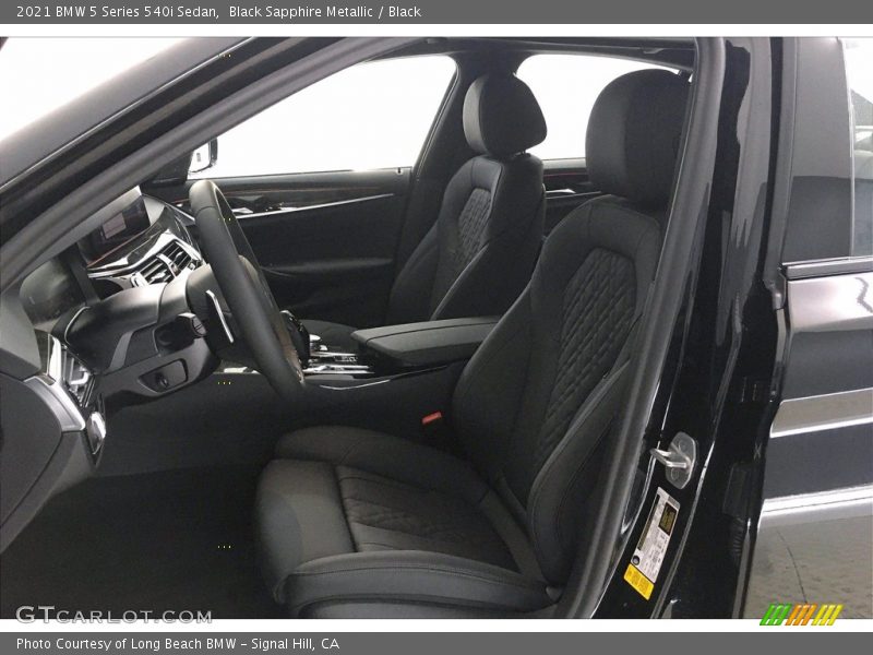Black Sapphire Metallic / Black 2021 BMW 5 Series 540i Sedan