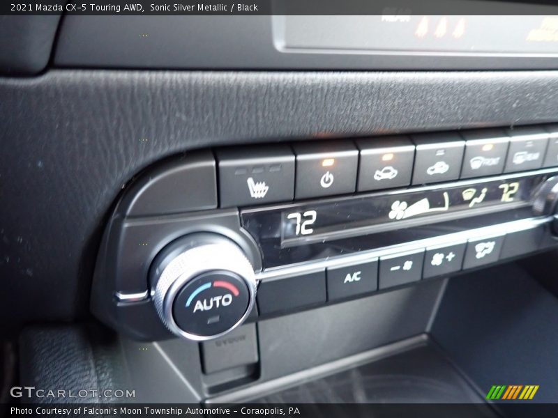 Sonic Silver Metallic / Black 2021 Mazda CX-5 Touring AWD