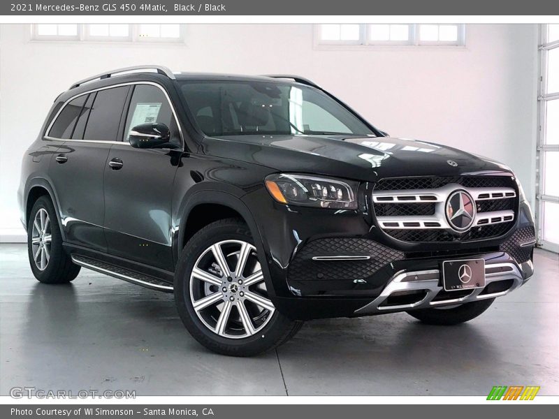 Black / Black 2021 Mercedes-Benz GLS 450 4Matic