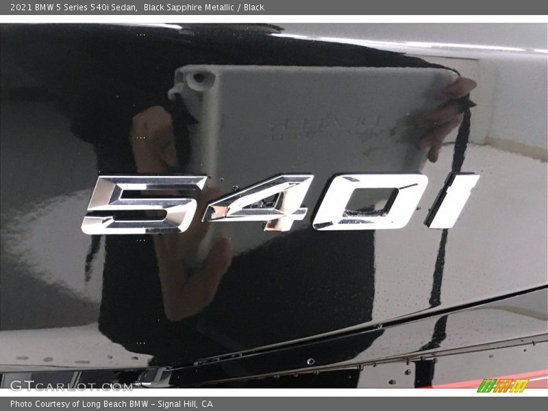 Black Sapphire Metallic / Black 2021 BMW 5 Series 540i Sedan