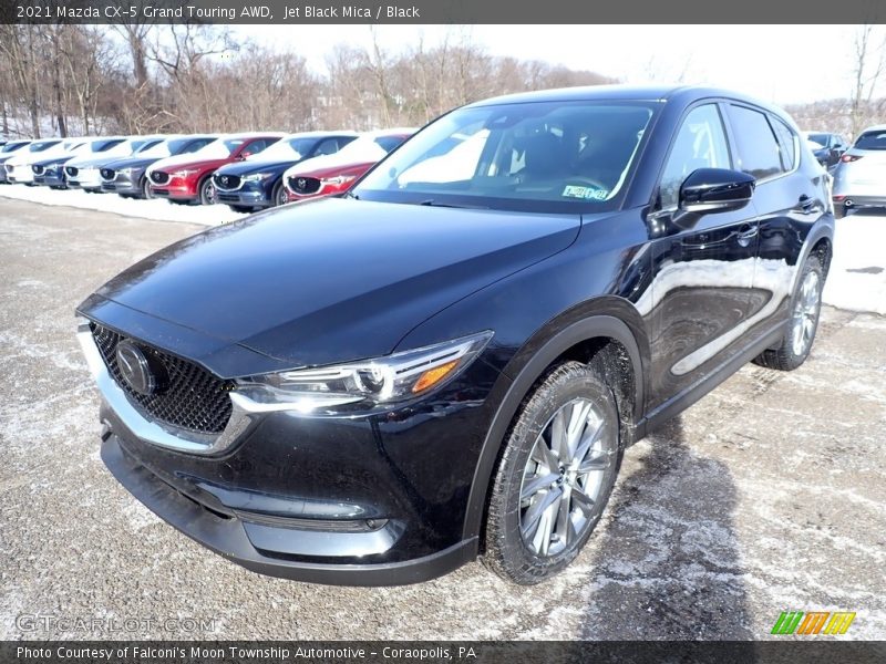 Jet Black Mica / Black 2021 Mazda CX-5 Grand Touring AWD