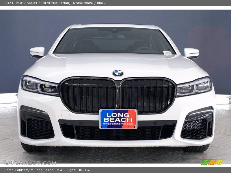Alpine White / Black 2021 BMW 7 Series 750i xDrive Sedan