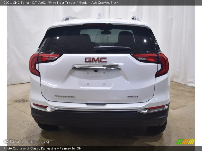White Frost Tricoat / Medium Ash Gray/Jet Black 2021 GMC Terrain SLT AWD