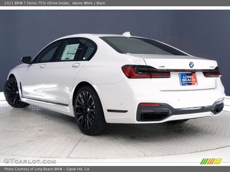 Alpine White / Black 2021 BMW 7 Series 750i xDrive Sedan