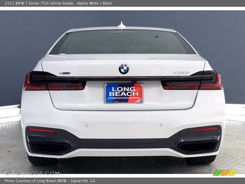 Alpine White / Black 2021 BMW 7 Series 750i xDrive Sedan