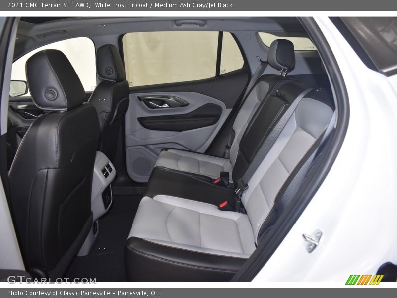 White Frost Tricoat / Medium Ash Gray/Jet Black 2021 GMC Terrain SLT AWD