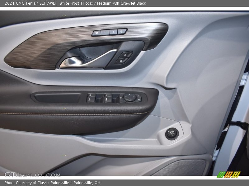 White Frost Tricoat / Medium Ash Gray/Jet Black 2021 GMC Terrain SLT AWD