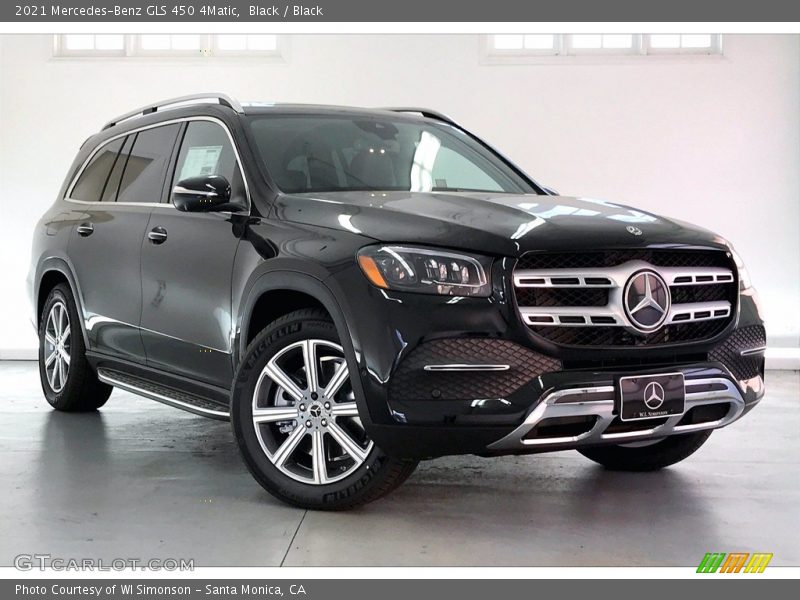 Black / Black 2021 Mercedes-Benz GLS 450 4Matic