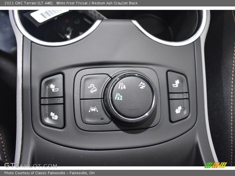 White Frost Tricoat / Medium Ash Gray/Jet Black 2021 GMC Terrain SLT AWD