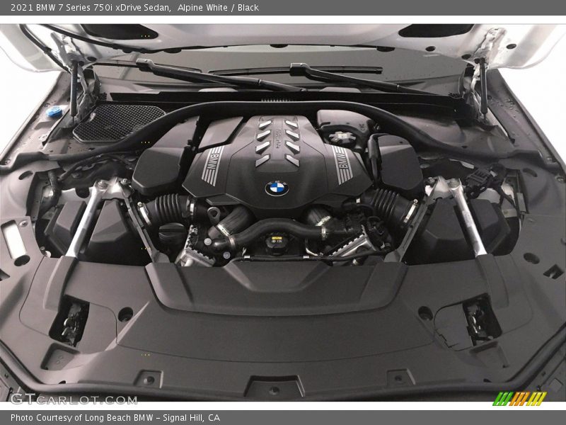 Alpine White / Black 2021 BMW 7 Series 750i xDrive Sedan