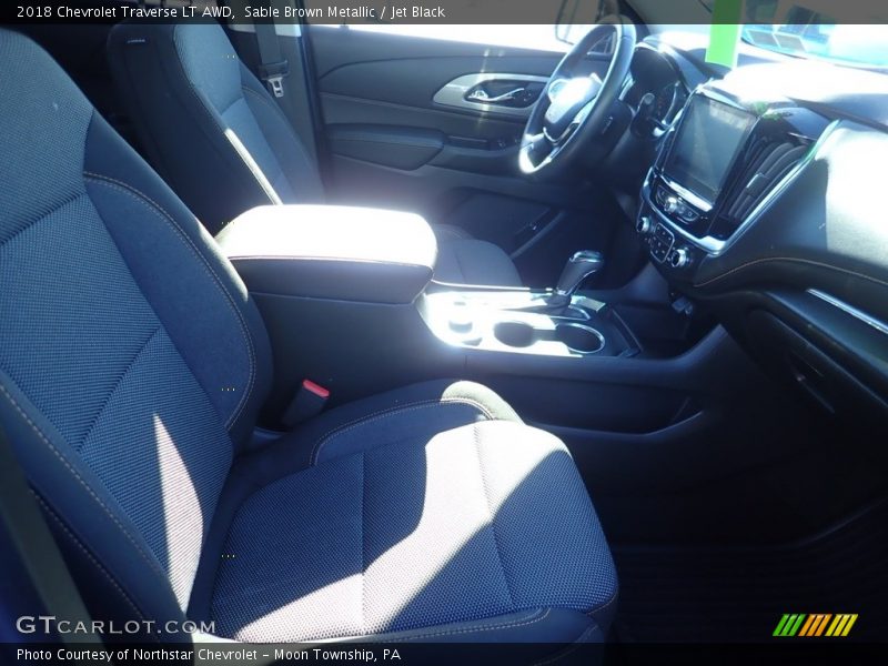 Sable Brown Metallic / Jet Black 2018 Chevrolet Traverse LT AWD