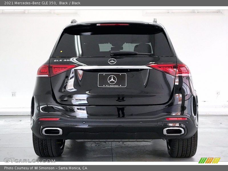 Black / Black 2021 Mercedes-Benz GLE 350