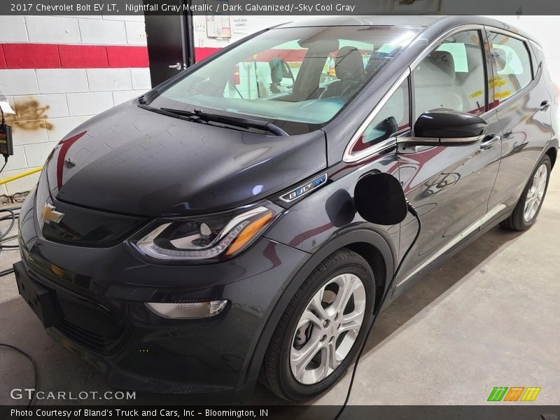 Nightfall Gray Metallic / Dark Galvanized/­Sky Cool Gray 2017 Chevrolet Bolt EV LT