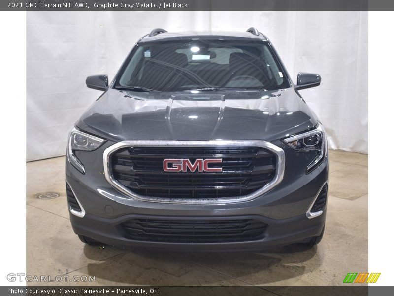 Graphite Gray Metallic / Jet Black 2021 GMC Terrain SLE AWD