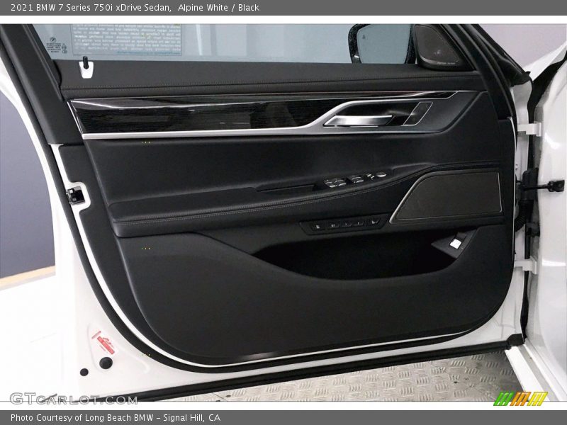 Alpine White / Black 2021 BMW 7 Series 750i xDrive Sedan