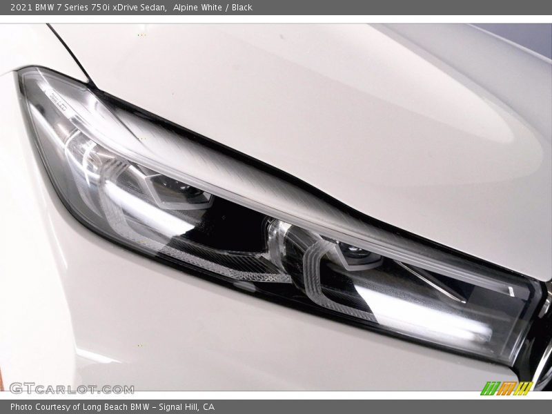 Alpine White / Black 2021 BMW 7 Series 750i xDrive Sedan