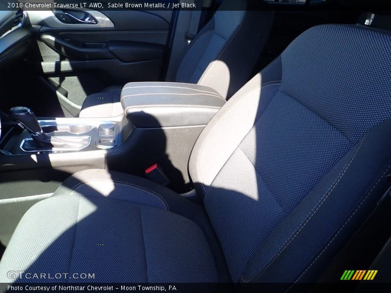 Sable Brown Metallic / Jet Black 2018 Chevrolet Traverse LT AWD