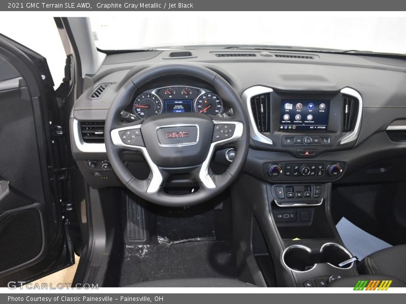 Graphite Gray Metallic / Jet Black 2021 GMC Terrain SLE AWD