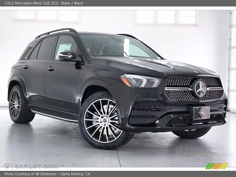 Black / Black 2021 Mercedes-Benz GLE 350