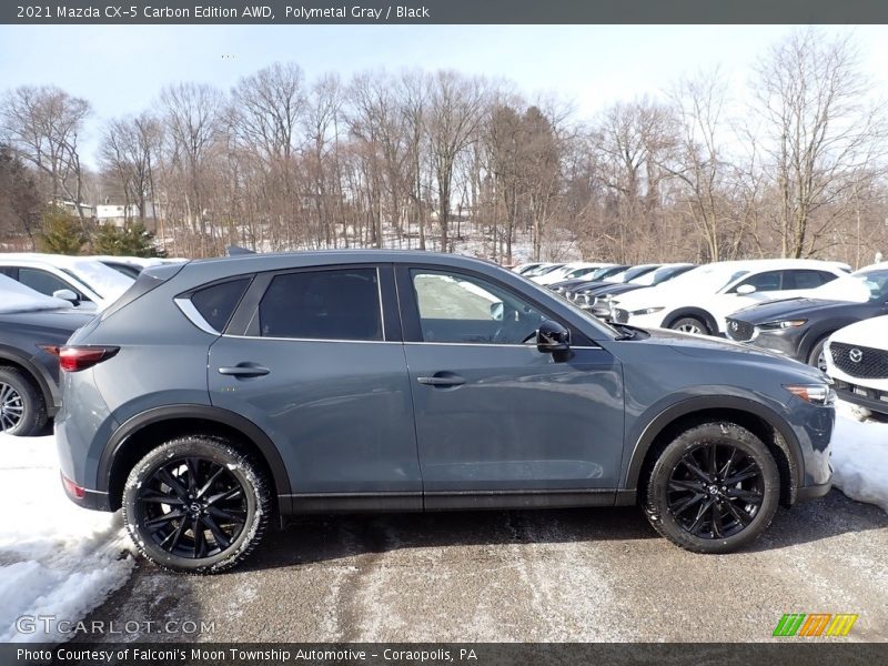 Polymetal Gray / Black 2021 Mazda CX-5 Carbon Edition AWD