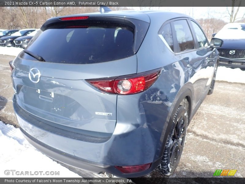 Polymetal Gray / Black 2021 Mazda CX-5 Carbon Edition AWD