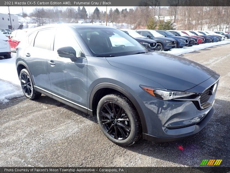 Polymetal Gray / Black 2021 Mazda CX-5 Carbon Edition AWD