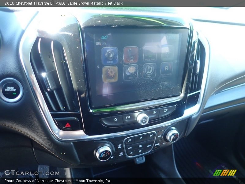 Sable Brown Metallic / Jet Black 2018 Chevrolet Traverse LT AWD