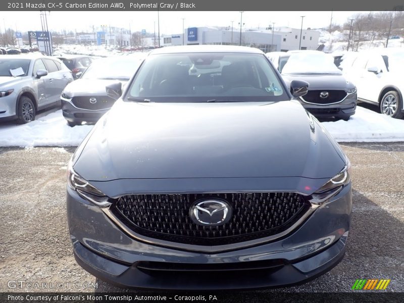 Polymetal Gray / Black 2021 Mazda CX-5 Carbon Edition AWD