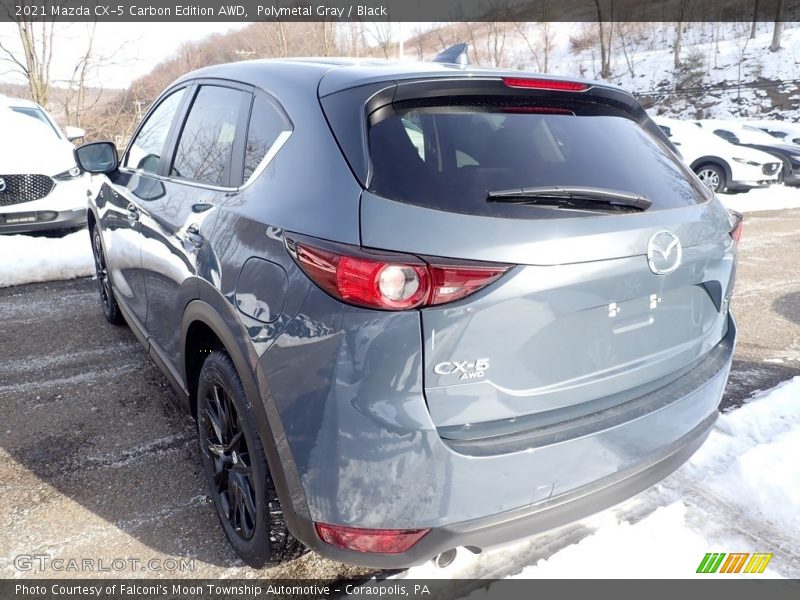 Polymetal Gray / Black 2021 Mazda CX-5 Carbon Edition AWD