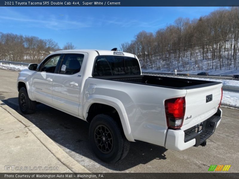 Super White / Cement 2021 Toyota Tacoma SR5 Double Cab 4x4