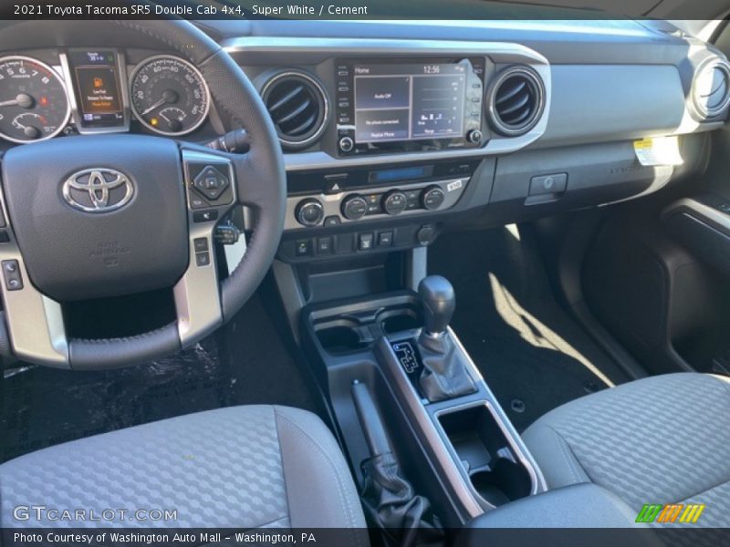 Super White / Cement 2021 Toyota Tacoma SR5 Double Cab 4x4