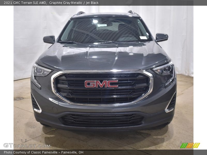 Graphite Gray Metallic / Jet Black 2021 GMC Terrain SLE AWD