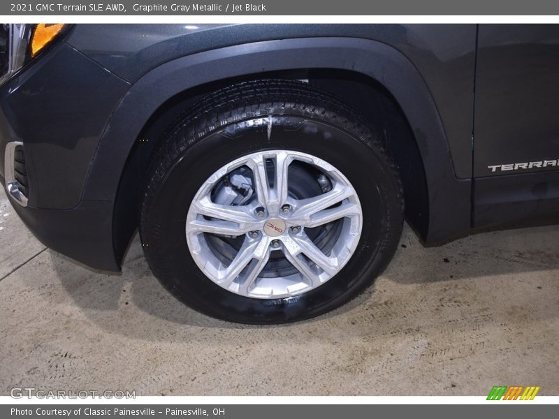 Graphite Gray Metallic / Jet Black 2021 GMC Terrain SLE AWD