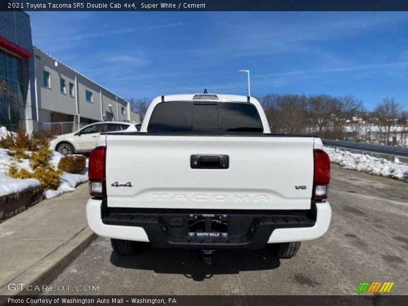 Super White / Cement 2021 Toyota Tacoma SR5 Double Cab 4x4