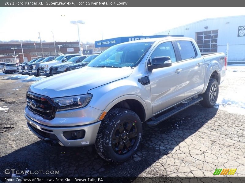 Iconic Silver Metallic / Ebony 2021 Ford Ranger XLT SuperCrew 4x4