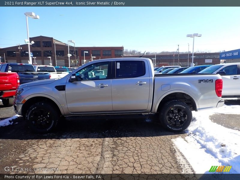 Iconic Silver Metallic / Ebony 2021 Ford Ranger XLT SuperCrew 4x4