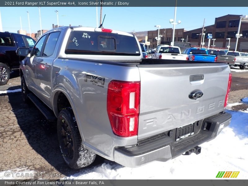 Iconic Silver Metallic / Ebony 2021 Ford Ranger XLT SuperCrew 4x4