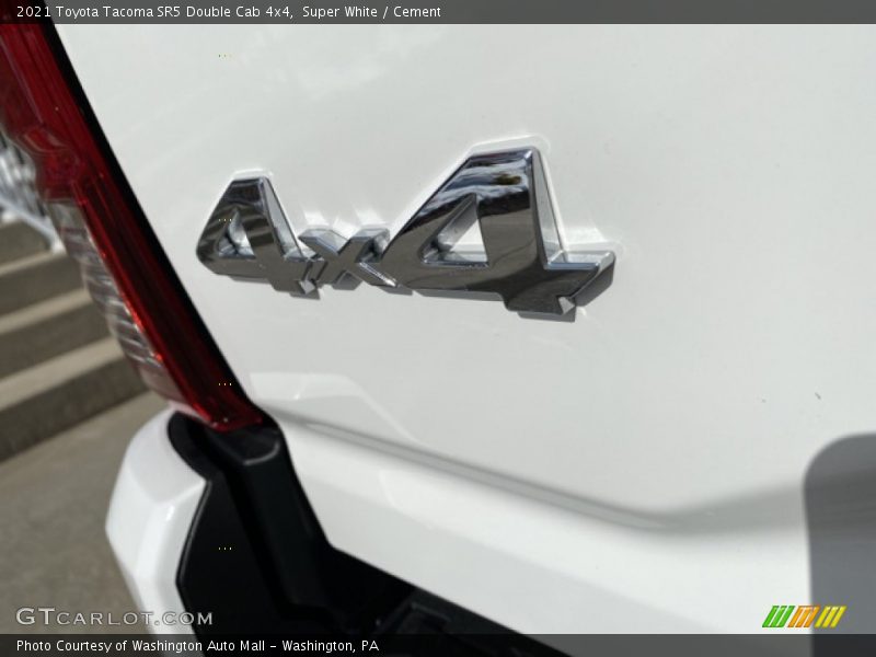Super White / Cement 2021 Toyota Tacoma SR5 Double Cab 4x4