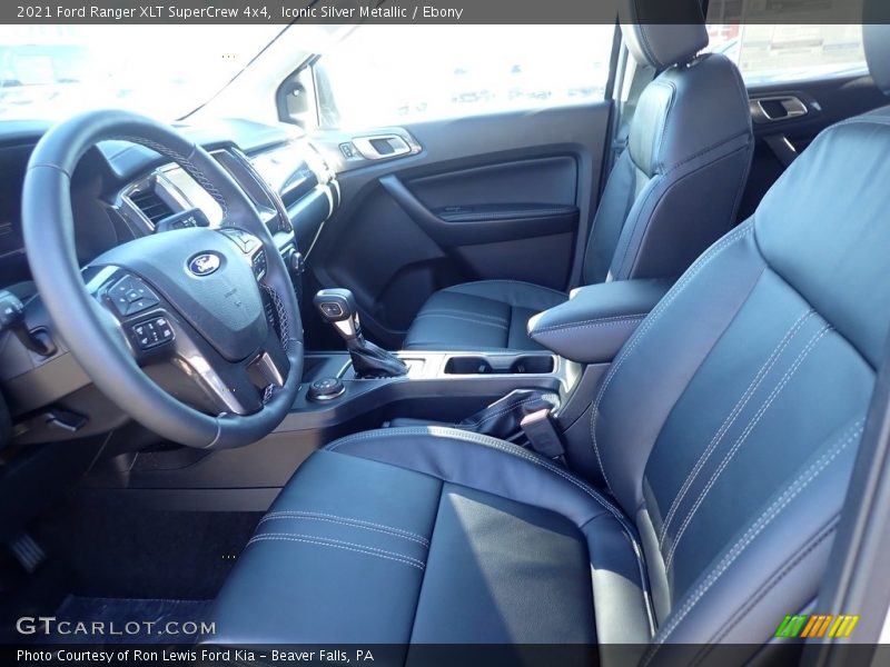 Iconic Silver Metallic / Ebony 2021 Ford Ranger XLT SuperCrew 4x4