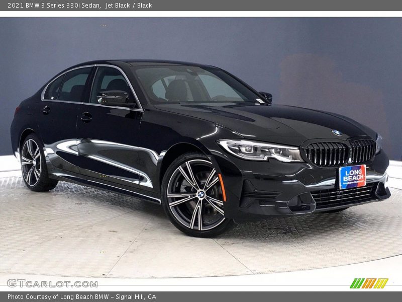 Jet Black / Black 2021 BMW 3 Series 330i Sedan