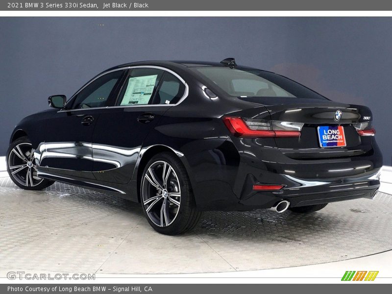 Jet Black / Black 2021 BMW 3 Series 330i Sedan